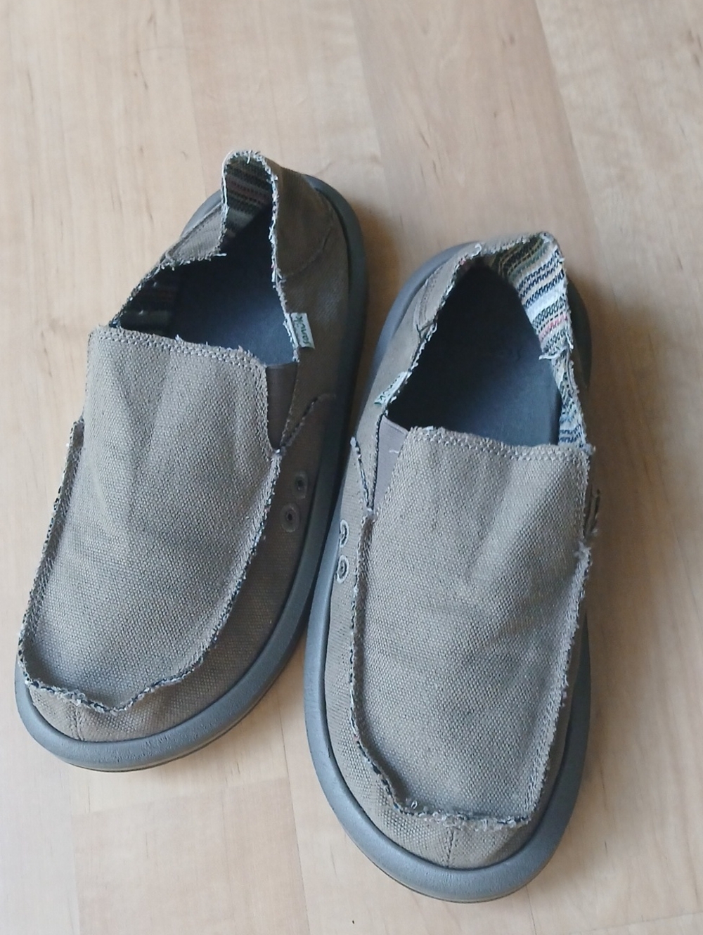 Sanuk Mens Donny Hemp Slip On Loafer
